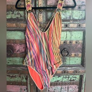 BECCA One Piece Plunge Swimsuit